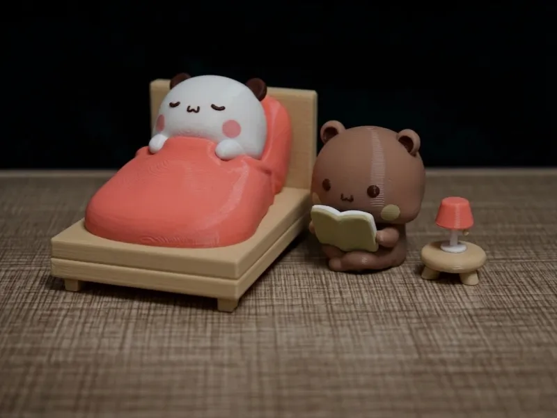 情侣熊系列-哄一二睡觉布布（Couple Bear-Bubu Lulls Yier In）