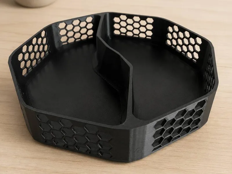 Honeycomb Desk Organizer / Dual Tray