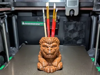 Artist Ape Brush Cup  Planter/Figurine Variants Included