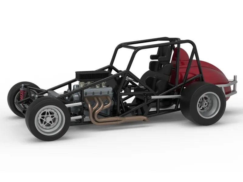 Pavement Silver Crown Car Base Version 3 Scale 1:25