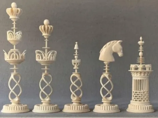 The Royal Filigree: Ultra-Detailed Chess Collection