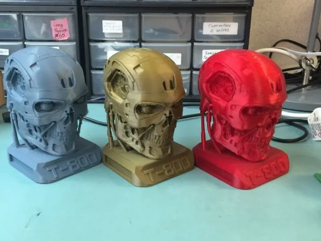 T800 Smooth Terminator Endoskull Printable With Base (not Exo