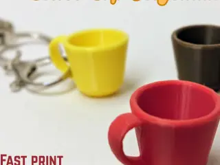 Mini Coffee Cup Keychain