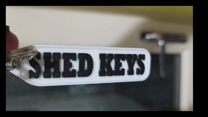 Customisable Keyring - The only one you'll ever need!