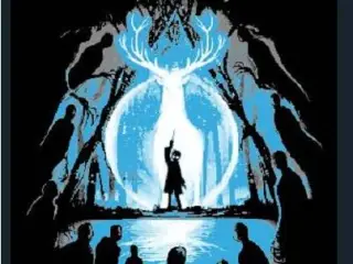 Harry Potter Patronus Spell in the forest