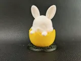 Easter Bunny in Egg - Chibi Cute-0