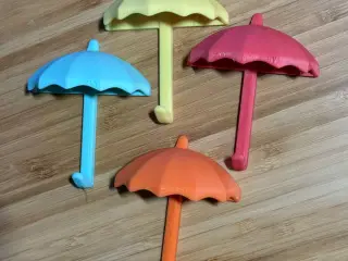 Magnetic refrigerator umbrella hook