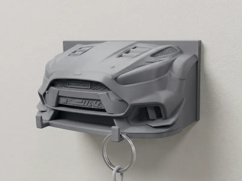 Ford Focus RS Key Holder - Functional Car Wall Art