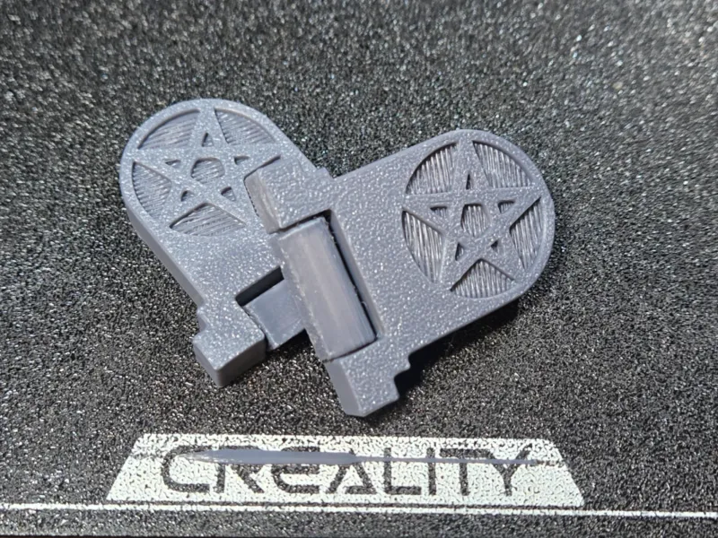 PENTAGRAM TOMBSTONE Flip & Slide Fidget Halloween Fast Print