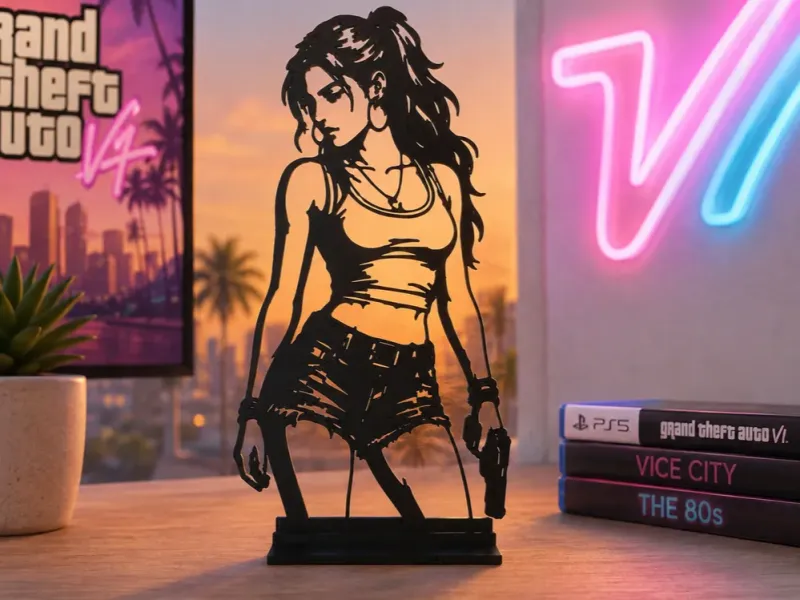 Grand Theft Auto VI Lucia Caminos Décoration de bureau