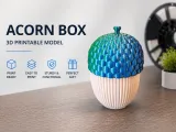 Geometric Acorn Box - Stylish Desktop Storage-0