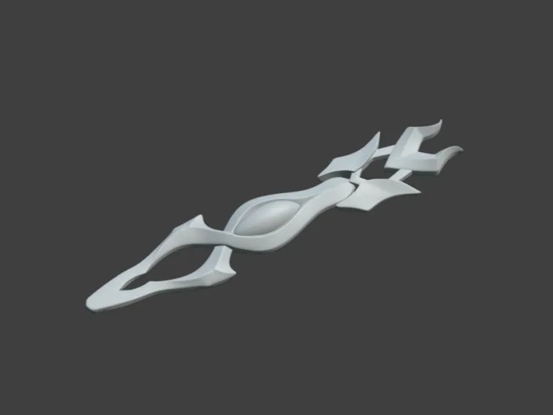 Fantasy spiral hairpin, elf-style hollow crown