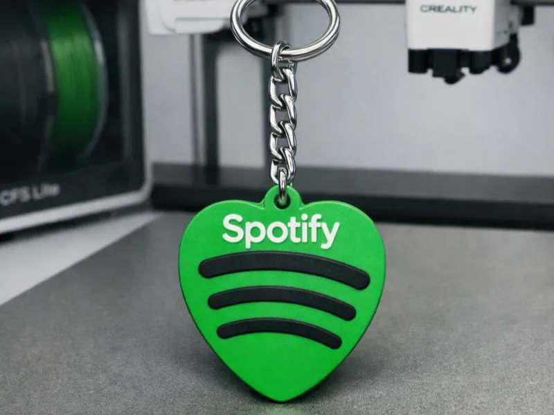 Porte-clés Spotify 5 (Étiqueté)