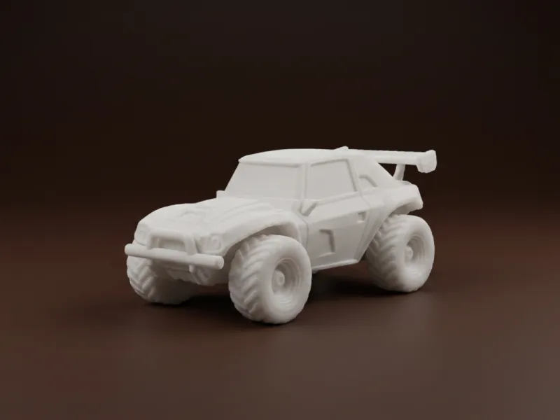 Off-Road Monster Car Mini Figure