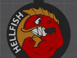 Simpsons - Hellfish keychain - Llavero Peces del infierno