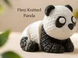 Flexi Knitted Panda-0