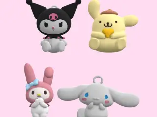 Sanrio Mascot Collection 3D Printable