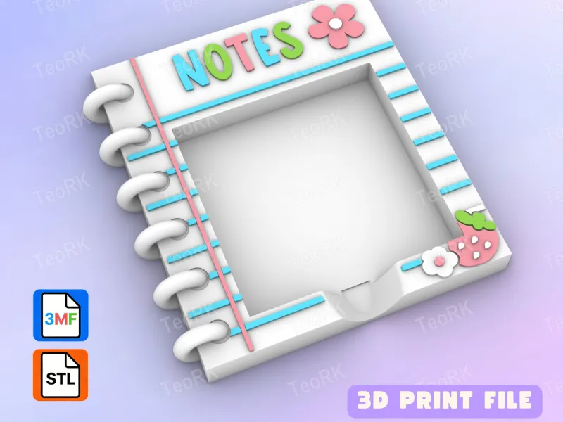 Post-It, Sticky Note Holder Spiral notebook Cute notes