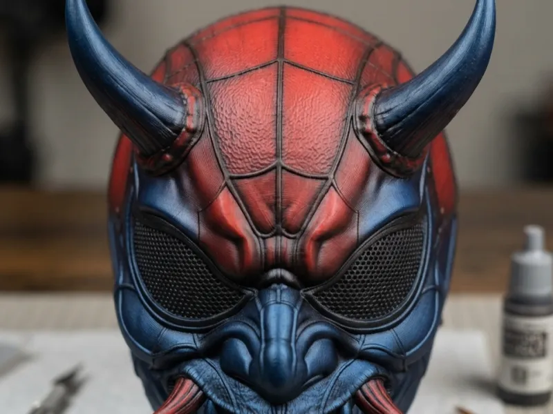 Demon Spider-Man Mask
