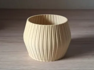 Fluted Bulb Vase