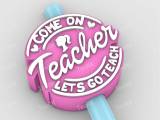 Straw Topper come on teacher-0