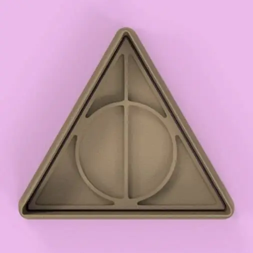 harry potter / Deathly Hallows symbol cutter + stamp