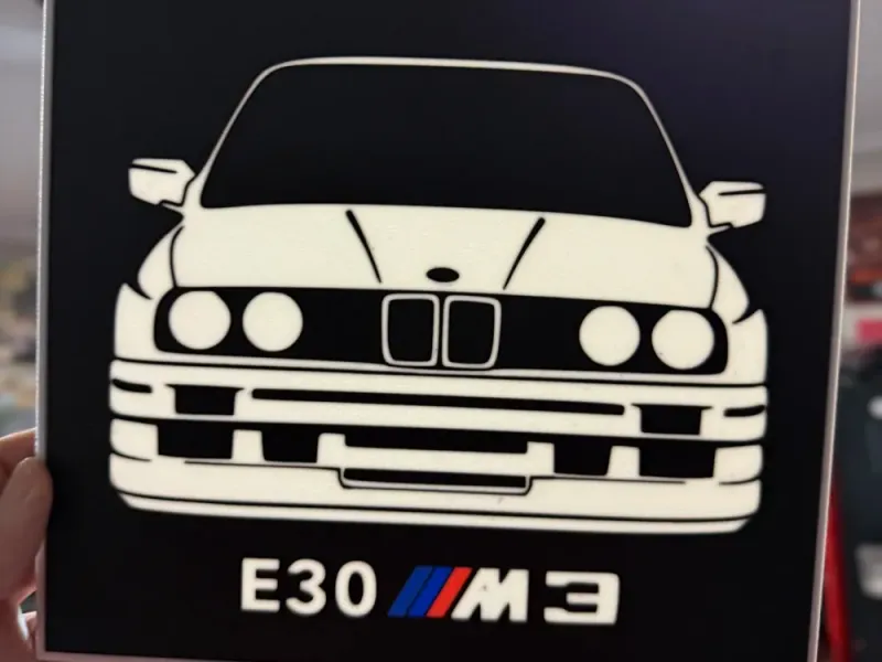 BMW E30 M lightbox