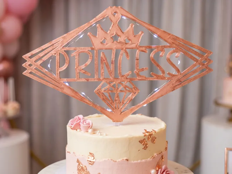 Princess Sign [quick easy print, no AMS, no support]