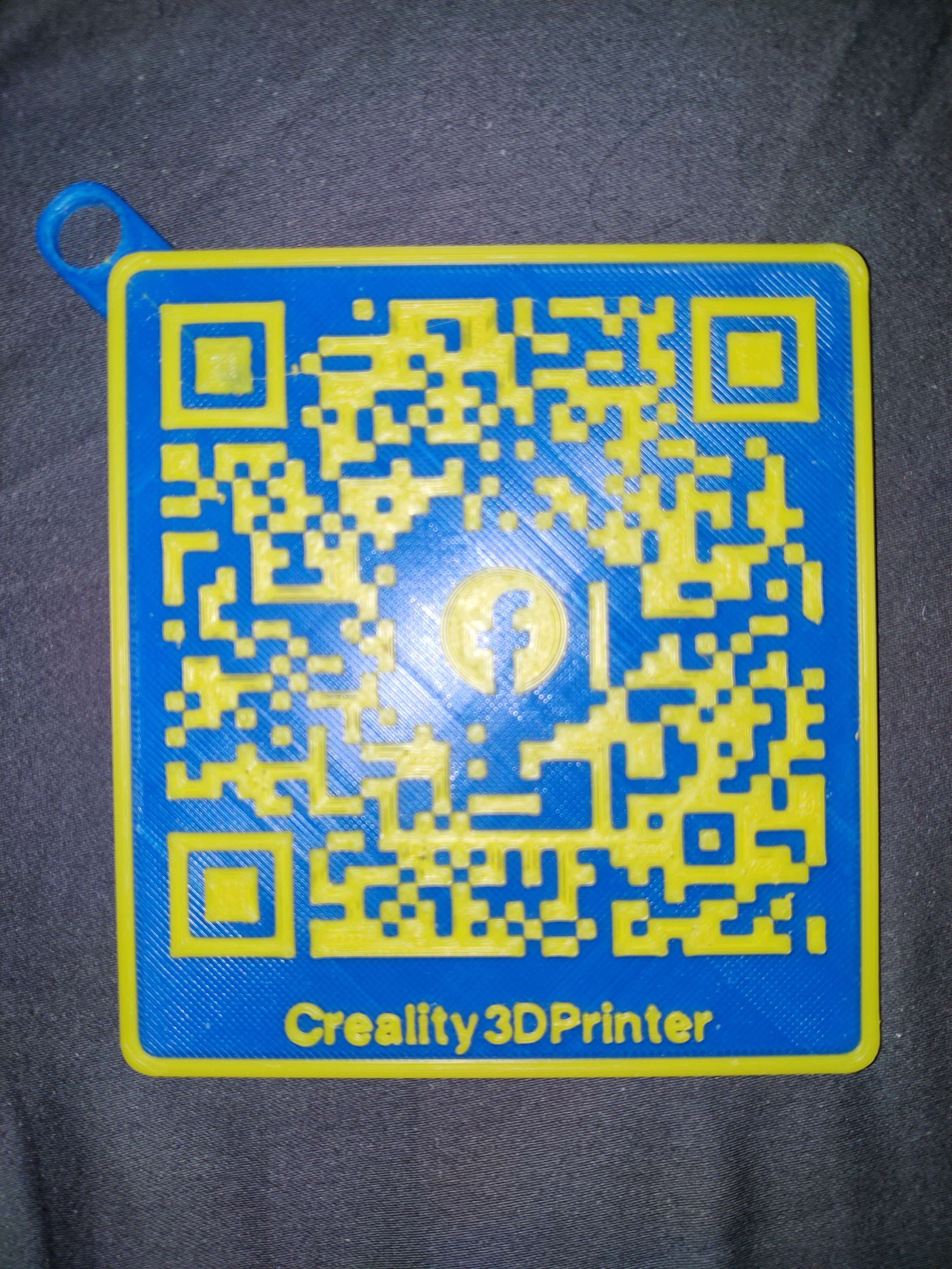 Creality Facebook QR Code 3D models download Creality Cloud