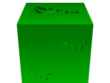 Christmas Pips D6 dice-1