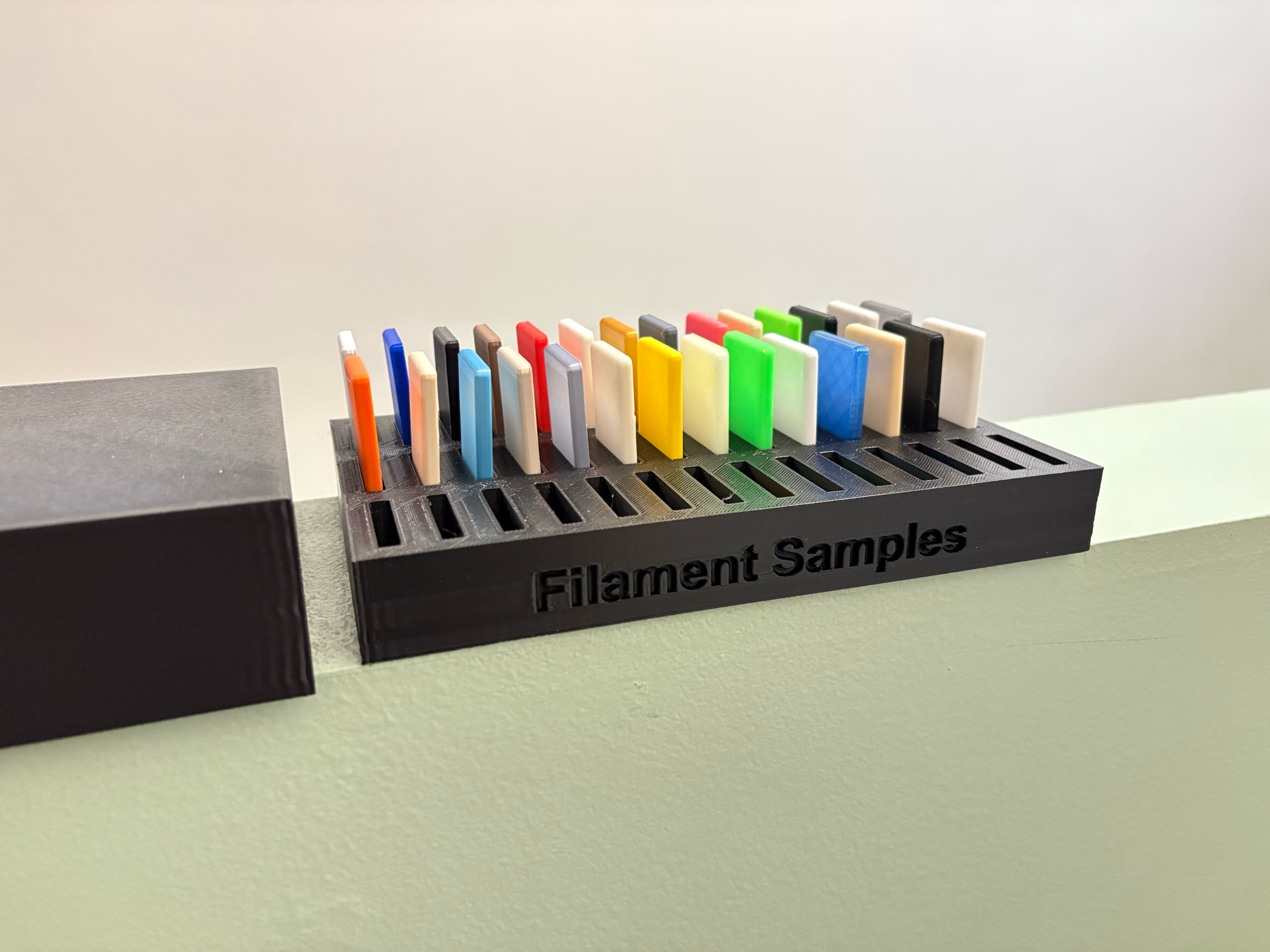 Stackable Filament Sample Display Filament sample holder with lid Stackable | Creality Cloud