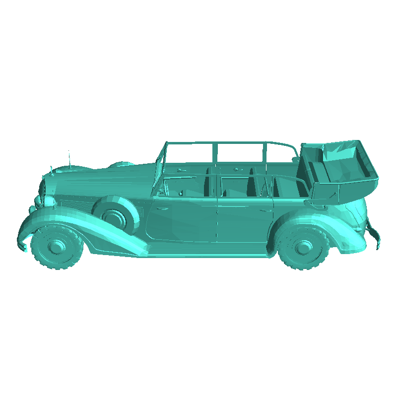 Mercedes-Benz W31 German off-road vehicle (14) - miniatures