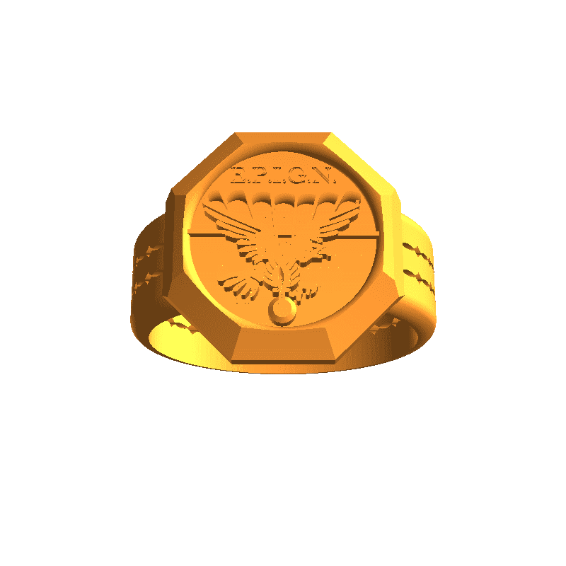 FRENCH ARMY EPIGN RING