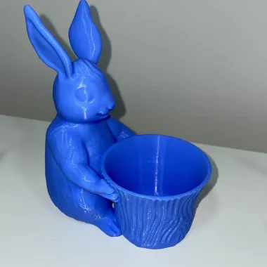 Easter Bunny Toy Pot Planter-0