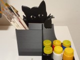 Porta tinta e pincel de gato-2