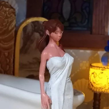 CUTE GIRL IN A TOWEL-0