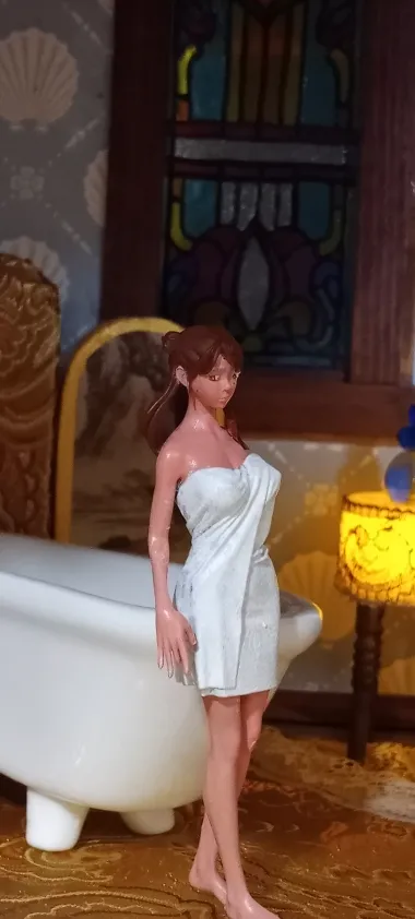 CUTE GIRL IN A TOWEL-0
