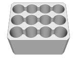 Battery holder stackable -1