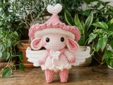 fée rose crochet -0
