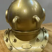 Deep Sea Diver Helmet, with optional skull and stand-6
