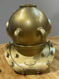 Deep Sea Diver Helmet, with optional skull and stand-6