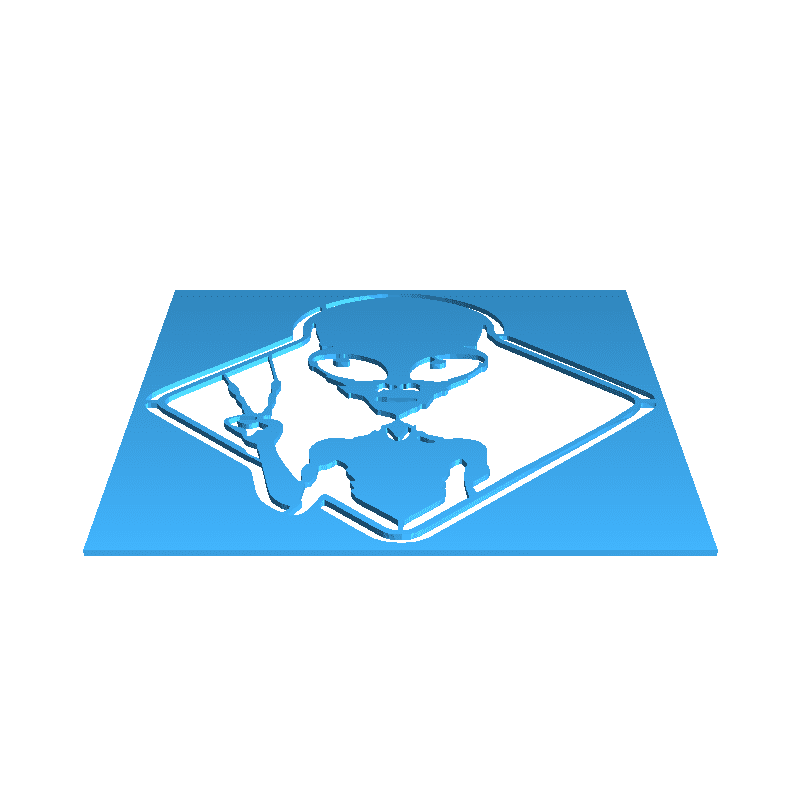 Alien stencil 2