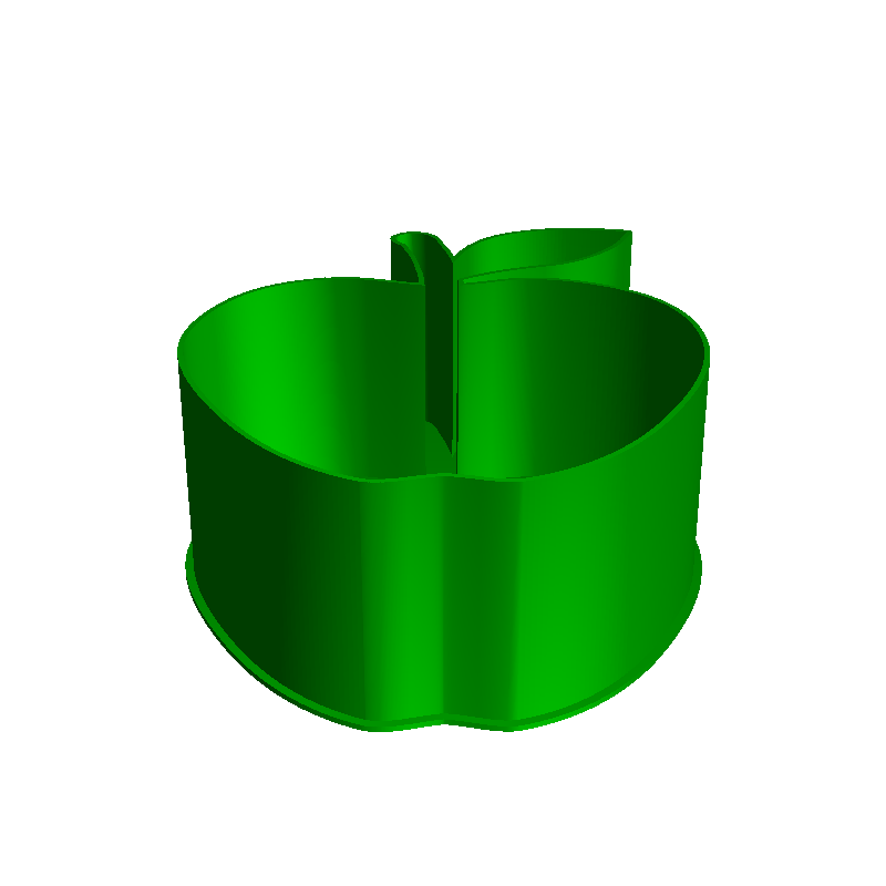 Apple, nestable box (v1)