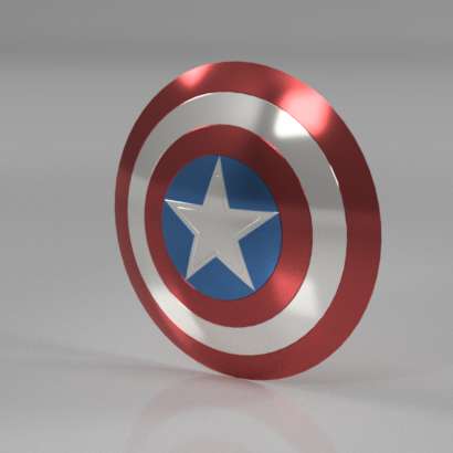 Marvel Captain America Shield PopSockets – Digital Pattern Mit Austauschbarem PopGrip Für Handy & Tablet