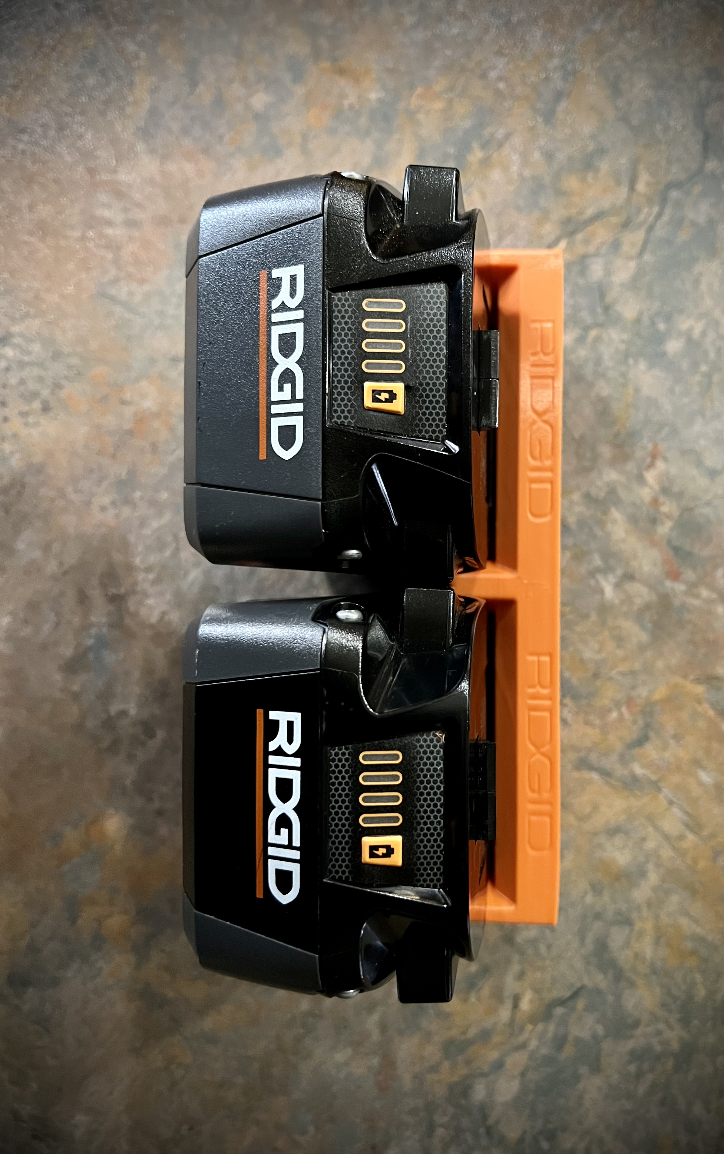 RIDGID Tools Double 18V Battery Holder with Slant | 3D models download ...