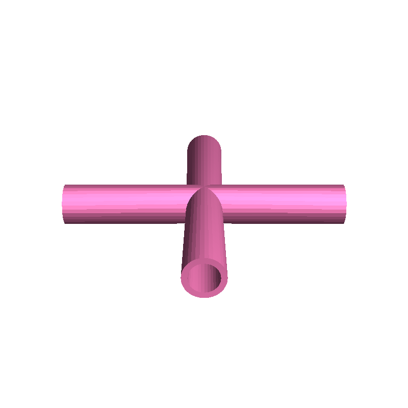 Rundstab-X-Verbinder