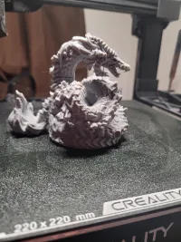 Mortas Dragon - Death Dragon - PRESUPPORTED - 32 mm-2