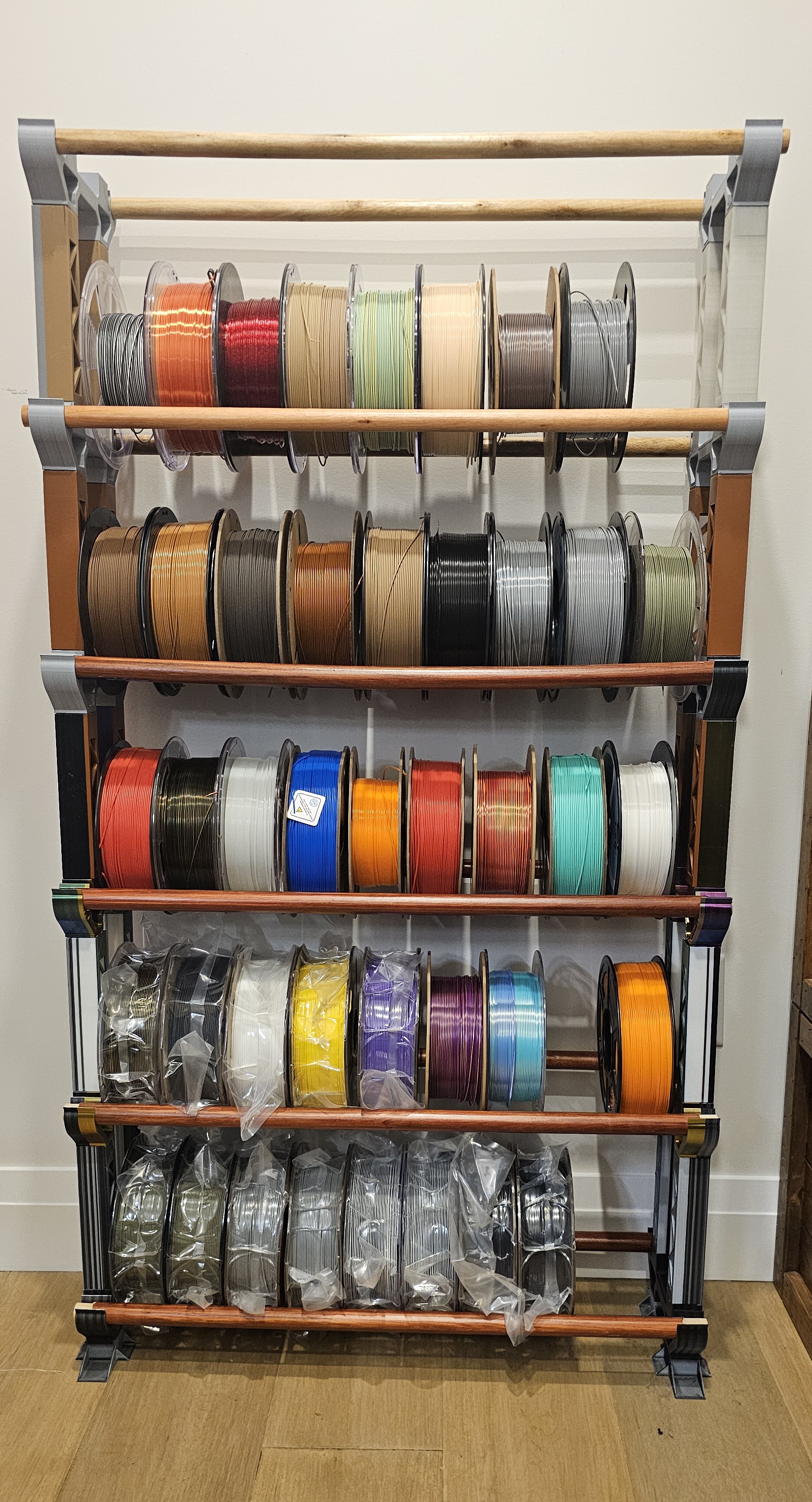 Perfect storage rack, thank you. I mainly used up all partial pla I had ...