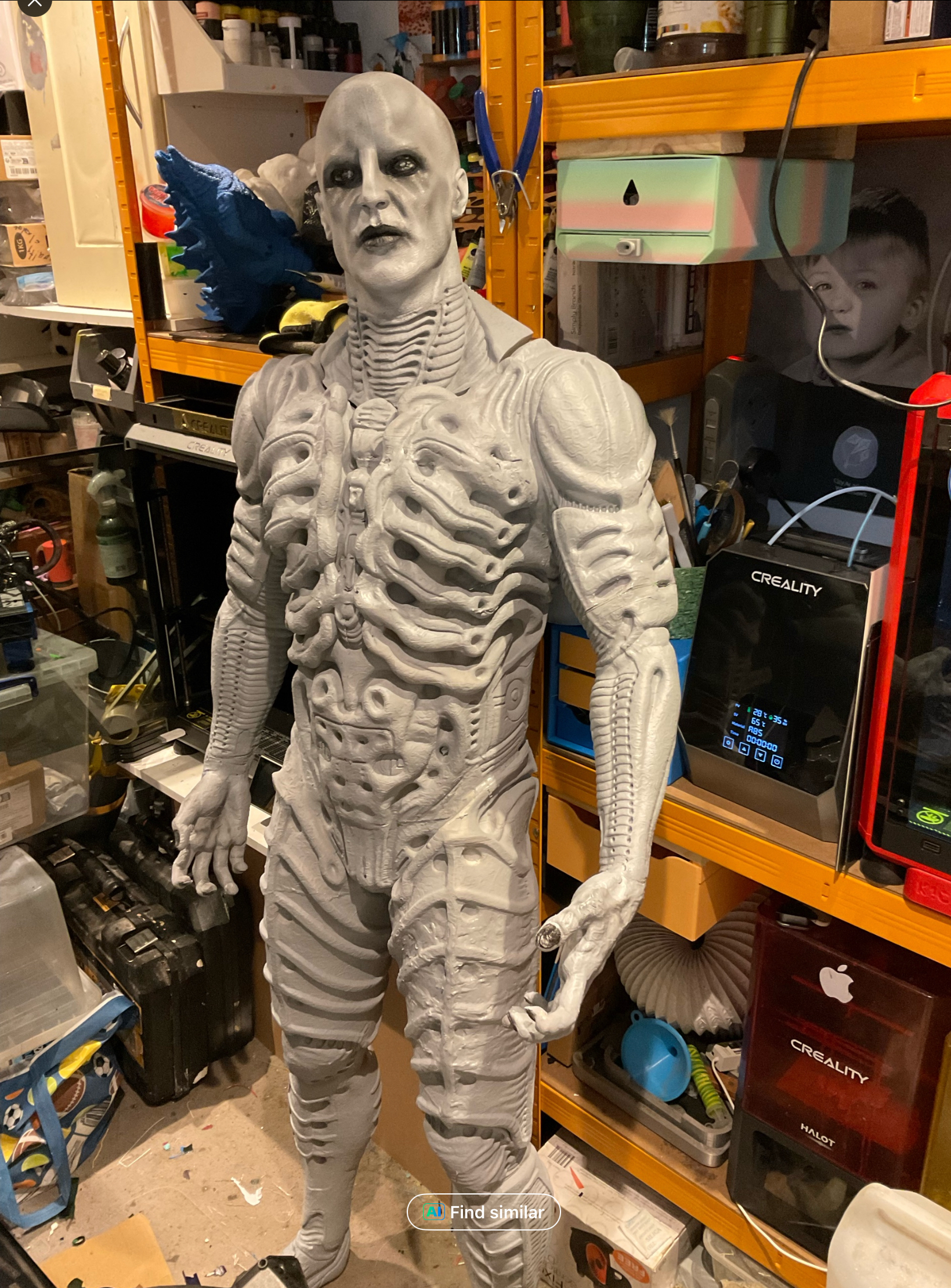 Prometheus Modelling Humans Prometheus the first human DNA so some believe he stands 5ft tall and a ...