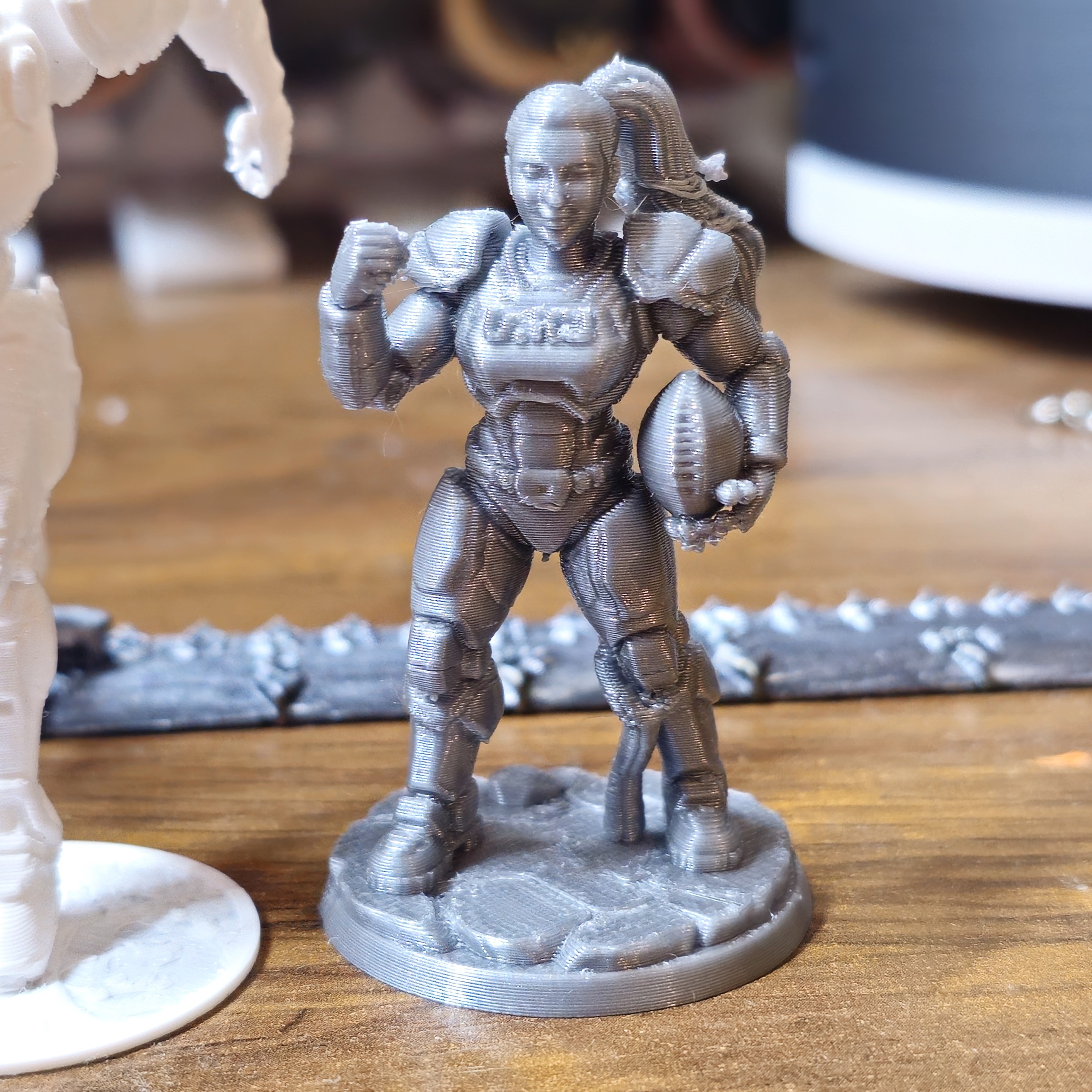 3D Printer Files | 3MF File | Ms. Cleatus Football | Creality Cloud